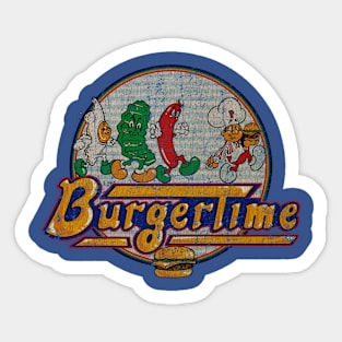 BurgerTime And Friend 1982 Sticker